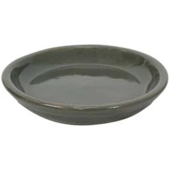 Outlet 😀 Sunnydaze Decor Sunnydaze High-Fired Glazed UV-Resistant and Frost-Resistant Ceramic Flower Pot Planter Saucers - 7" Diameter - Gray - 4-Pack 🤩 -Planters Sales Store unnamed file 6907