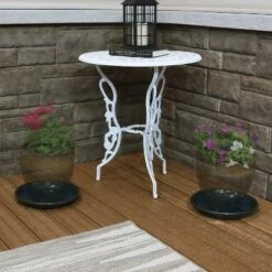 Discount 😀 Sunnydaze Decor Sunnydaze Outdoor/Indoor High-Fired Glazed UV- and Frost-Resistant Ceramic Flower Pot Saucers - 9" Diameter - Forest Lake Green - 4-Pack 🔥