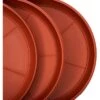 Promo 🥰 Juvale 12 Pack Round Terra Cotta Plastic Plant Pot Saucer Drip Trays for Indoor Outdoor Planter Base 9 in 🧨