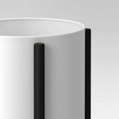 Flash Sale ❤️ Iron Indoor/Outdoor Planter with Stand White/Black - Project 62™ 🎁 -Planters Sales Store unnamed file 6952