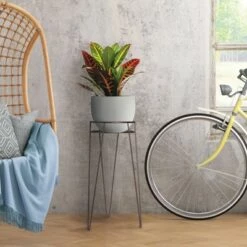 Coupon 💯 mDesign Midcentury Modern Plant, and Succulent Stand. Set of 2 👏 -Planters Sales Store unnamed file 6958