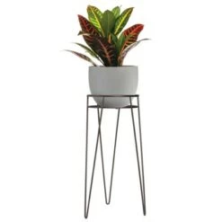 Coupon 💯 mDesign Midcentury Modern Plant, and Succulent Stand. Set of 2 👏 -Planters Sales Store unnamed file 6961