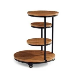 Best Sale 🛒 Asprey Plant Stand with Wheels Black - Powell Company 🎉 -Planters Sales Store unnamed file 6972