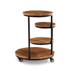 Best Sale 🛒 Asprey Plant Stand with Wheels Black - Powell Company 🎉 -Planters Sales Store unnamed file 6973