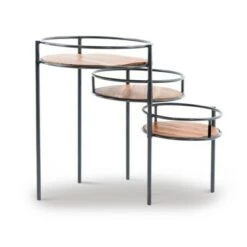 Budget 💯 Asprey Plant Stand Black - Powell Company ❤️ -Planters Sales Store unnamed file 6981