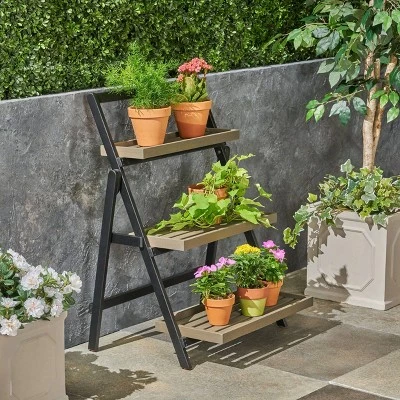 Cheap β€οΈ Rectangular Meridien Acacia Wood Plant Stand Gray - Christopher Knight Home π― 3 Cheap β€οΈ Rectangular Meridien Acacia Wood Plant Stand Gray - Christopher Knight Home π―