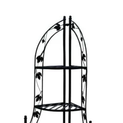 Best Pirce 😉 Oakland Living 21" Oakland Corner Plant Stand - Black 🎁