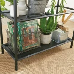 Top 10 😀 Boulevard Cafe Plant Stand Shelf Black - Sauder ✨ -Planters Sales Store unnamed file 7016