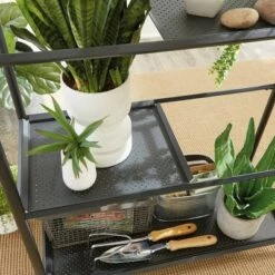 Top 10 😀 Boulevard Cafe Plant Stand Shelf Black - Sauder ✨ -Planters Sales Store unnamed file 7017