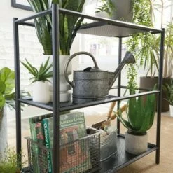 Top 10 😀 Boulevard Cafe Plant Stand Shelf Black - Sauder ✨ -Planters Sales Store unnamed file 7018