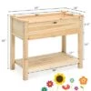 Top 10 🤩 Costway Raised Garden Bed Elevated Wood Planter Box Stand for Vegetable Flower 🔔