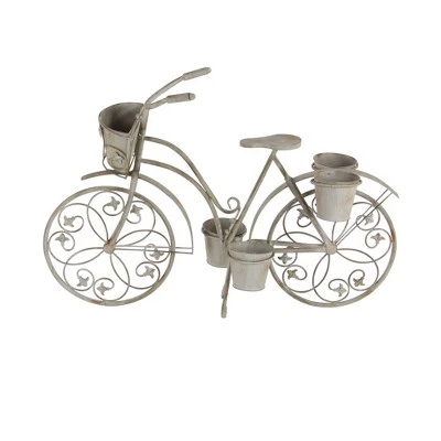 Outlet ๐ Olivia & May 26" Farmhouse Iron Vintage Tricycle Plant Stand Silver - Olivia & May ๐ฅฐ 4 Outlet ๐ Olivia & May 26" Farmhouse Iron Vintage Tricycle Plant Stand Silver - Olivia & May ๐ฅฐ - Image 2