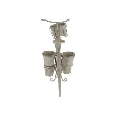 Outlet ๐ Olivia & May 26" Farmhouse Iron Vintage Tricycle Plant Stand Silver - Olivia & May ๐ฅฐ 6 Outlet ๐ Olivia & May 26" Farmhouse Iron Vintage Tricycle Plant Stand Silver - Olivia & May ๐ฅฐ - Image 4