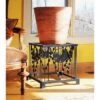 Promo 🧨 16" Iron Modern Indoor Outdoor Julia Butterfly Plant Stand Black Powder 🧥 Coat Finish - Achla Designs ❤️ -Planters Sales Store unnamed file 7081