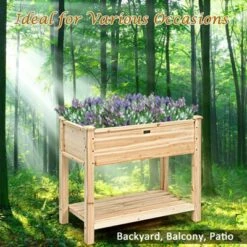 Top 10 🤩 Costway Raised Garden Bed Elevated Wood Planter Box Stand for Vegetable Flower 🔔 -Planters Sales Store unnamed file 710