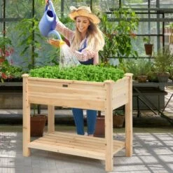Top 10 🤩 Costway Raised Garden Bed Elevated Wood Planter Box Stand for Vegetable Flower 🔔 -Planters Sales Store unnamed file 712