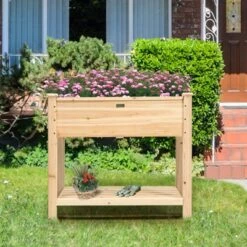 Top 10 🤩 Costway Raised Garden Bed Elevated Wood Planter Box Stand for Vegetable Flower 🔔 -Planters Sales Store unnamed file 713