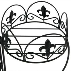 Brand new 😉 Sunnydaze Decor Sunnydaze Indoor/Outdoor Iron Metal French Lily Decorative 3-Tiered Flower Plant Stand - 22" - Black - 2pk 😀 -Planters Sales Store unnamed file 7134