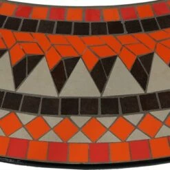 Best deal 😀 Sunnydaze Decor Sunnydaze Indoor/Outdoor Steel 3-Tiered Potted Flower Plant Corner Display Stand Shelf with Mosaic Tiled Top - 40" 🥰 -Planters Sales Store unnamed file 7160