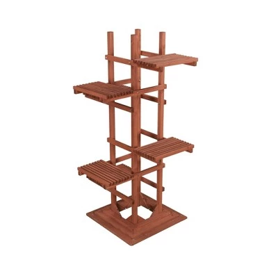 Coupon π 60" H Novelty Wood Planter Stands And Holders - Brown - Leisure Season π 3 Coupon π 60" H Novelty Wood Planter Stands And Holders - Brown - Leisure Season π
