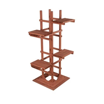 Coupon π 60" H Novelty Wood Planter Stands And Holders - Brown - Leisure Season π 5 Coupon π 60" H Novelty Wood Planter Stands And Holders - Brown - Leisure Season π - Image 3