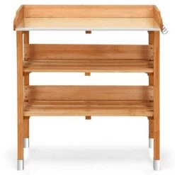 Deals 💯 Costway Garden Wooden Potting Bench Work Station Table Tool Storage Shelf W/Hook 🤩 -Planters Sales Store unnamed file 7184