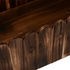 New 🔥 Outsunny 40" x 16" x 12" Raised Bed Garden Flower Planter Box with Fir Wood 4 Drainage Holes & Lightweight Build 😍 -Planters Sales Store unnamed file 719