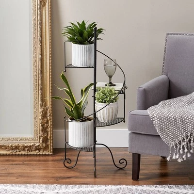 Promo π€© Zingz & Thingz Indoor/Outdoor Iron Spiral Showcase Plant Stand Black - Zings & Thingz π 6 Promo π€© Zingz & Thingz Indoor/Outdoor Iron Spiral Showcase Plant Stand Black - Zings & Thingz π - Image 4