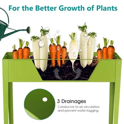 Buy ๐ Costway 40''x12'' Outdoor Elevated Garden Plant Stand Raised Tall Flower Bed ๐ 4 Buy ๐ Costway 40''x12'' Outdoor Elevated Garden Plant Stand Raised Tall Flower Bed ๐ - Image 2