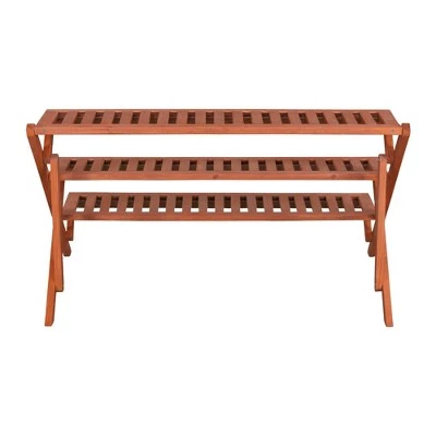 Deals π 20" H Novelty Wood Planter Stands And Holders - Brown - Leisure Season π 4 Deals π 20" H Novelty Wood Planter Stands And Holders - Brown - Leisure Season π - Image 2