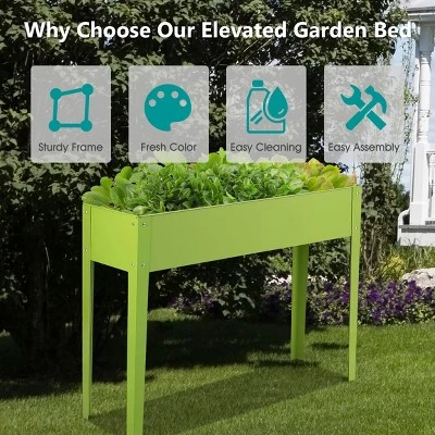 Buy ๐ Costway 40''x12'' Outdoor Elevated Garden Plant Stand Raised Tall Flower Bed ๐ 6 Buy ๐ Costway 40''x12'' Outdoor Elevated Garden Plant Stand Raised Tall Flower Bed ๐ - Image 4