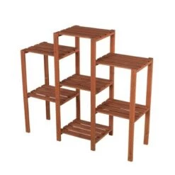 Best reviews of 😉 7 Tier Plant Stand Rectangular - Brown - Leisure Season 🎁 -Planters Sales Store unnamed file 7266