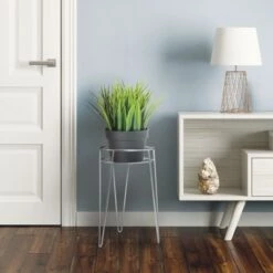 Budget 🔥 mDesign Modern Farmhouse Home Decor Plant Stand Set, 3 Pieces 🎁 -Planters Sales Store unnamed file 7269