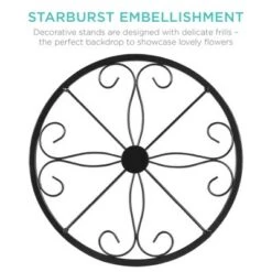 Wholesale 🛒 Best Choice Products Set of 4 Indoor Outdoor Metal Plant Stands, Flowerpot Holders for Home & Garden w/Starburst Design ❤️ 11 Wholesale 🛒 Best Choice Products Set of 4 Indoor Outdoor Metal Plant Stands, Flowerpot Holders for Home & Garden w/Starburst Design ❤️ -Planters Sales Store unnamed file 7315
