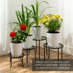 Wholesale 🛒 Best Choice Products Set of 4 Indoor Outdoor Metal Plant Stands, Flowerpot Holders for Home & Garden w/Starburst Design ❤️ 12 Wholesale 🛒 Best Choice Products Set of 4 Indoor Outdoor Metal Plant Stands, Flowerpot Holders for Home & Garden w/Starburst Design ❤️ -Planters Sales Store unnamed file 7316