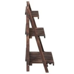 Best deal 🔔 Costway 3 Tier Outdoor Wood Design Flower Pot Shelf Stand Folding Display Rack Garden 👏 -Planters Sales Store unnamed file 7338