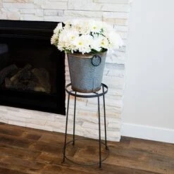 Best deal 🎉 Indoor Outdoor Diamond Shaped Argyle Plant Stand Roman Bronze Powder 🧥 Coat Finish - Achla Designs 🛒 -Planters Sales Store unnamed file 7354