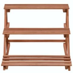 Flash Sale 👍 vidaXL 3-Tier Plant Stand Cedar Wood 18.9"x17.7"x15.7" 🔥 -Planters Sales Store unnamed file 7361
