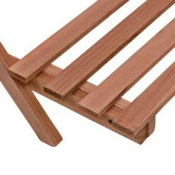 Flash Sale 👍 vidaXL 3-Tier Plant Stand Cedar Wood 18.9"x17.7"x15.7" 🔥 -Planters Sales Store unnamed file 7363