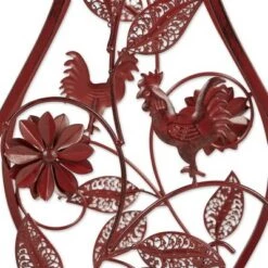 Top 10 😍 Zingz & Thingz 12.59" Indoor/Outdoor Iron Rooster Hourglass Triple Plant Stand Red - Zings & Thingz ✔️ -Planters Sales Store unnamed file 7424