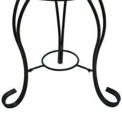 Best deal 🔥 Sunnydaze Decor Sunnydaze Indoor/Outdoor Steel Frame Decorative Slate Tile Top Flower Plant Stand Display Side Table - 12" 🎁 -Planters Sales Store unnamed file 7441