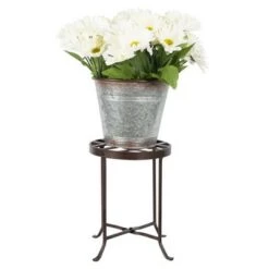 Buy 🎉 Small Round Iron Table Flowers Plant Stand - ACHLA Designs ⭐ -Planters Sales Store unnamed file 7469