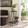 Promo 🔔 Zingz & Thingz 12.5" Indoor/Outdoor Iron Hourglass Triple Plant Stand Black - Zings & Thingz ❤️ -Planters Sales Store unnamed file 7513