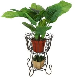 Hot Sale 🎁 Sunnydaze Decor Sunnydaze Indoor/Outdoor Metal Standing Planter Basket - 18.5" ⭐ -Planters Sales Store unnamed file 7522