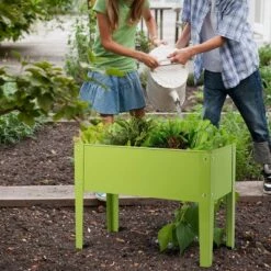 Outlet 👏 Costway 24'' x12'' Outdoor Elevated Garden Plant Stand Raised Tall Flower Bed Box 👏 -Planters Sales Store unnamed file 753