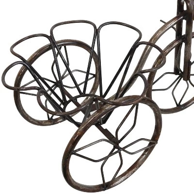Cheap 🔥 Sunnydaze Decor Sunnydaze Indoor/Outdoor Rustic Metal Tricycle Standing Planter Basket for Front Yard, Porch, Garden, or in the Home - 12" - Brown ⌛ 4 Cheap 🔥 Sunnydaze Decor Sunnydaze Indoor/Outdoor Rustic Metal Tricycle Standing Planter Basket for Front Yard, Porch, Garden, or in the Home - 12" - Brown ⌛ - Image 2