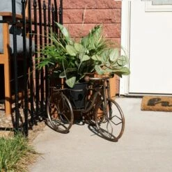 Cheap 🔥 Sunnydaze Decor Sunnydaze Indoor/Outdoor Rustic Metal Tricycle Standing Planter Basket for Front Yard, Porch, Garden, or in the Home - 12" - Brown ⌛ 12 Cheap 🔥 Sunnydaze Decor Sunnydaze Indoor/Outdoor Rustic Metal Tricycle Standing Planter Basket for Front Yard, Porch, Garden, or in the Home - 12" - Brown ⌛ -Planters Sales Store unnamed file 7587