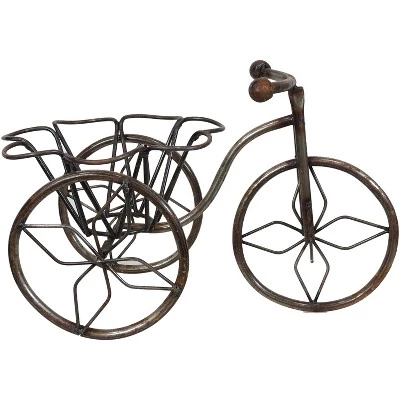 Cheap 🔥 Sunnydaze Decor Sunnydaze Indoor/Outdoor Rustic Metal Tricycle Standing Planter Basket for Front Yard, Porch, Garden, or in the Home - 12" - Brown ⌛ 9 Cheap 🔥 Sunnydaze Decor Sunnydaze Indoor/Outdoor Rustic Metal Tricycle Standing Planter Basket for Front Yard, Porch, Garden, or in the Home - 12" - Brown ⌛ - Image 7