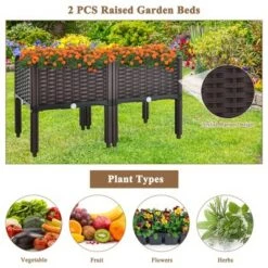 Best Pirce ๐ Costway Elevated Plastic Raised Garden Bed Planter Kit for Flower Vegetable Grow 2 Set โจ 13 Best Pirce ๐ Costway Elevated Plastic Raised Garden Bed Planter Kit for Flower Vegetable Grow 2 Set โจ -Planters Sales Store unnamed file 760