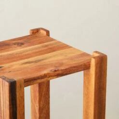 Cheapest 💯 Hearth & Hand With Magnolia 24" Squared Wood Plant Stand - Hearth & Hand™ with Magnolia 🤩 -Planters Sales Store unnamed file 7617